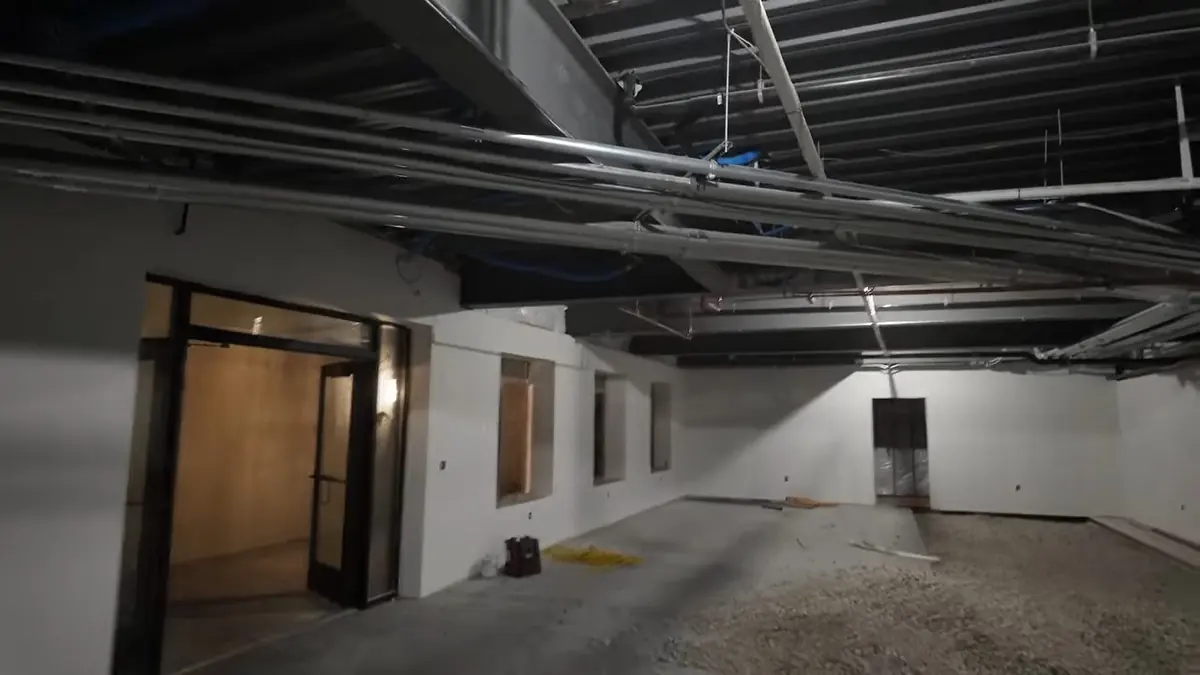 Commercial plumbing rough-in with pipes and jobsite equipment for Plumber in Crystal Valley Ranch, Castle Rock, CO