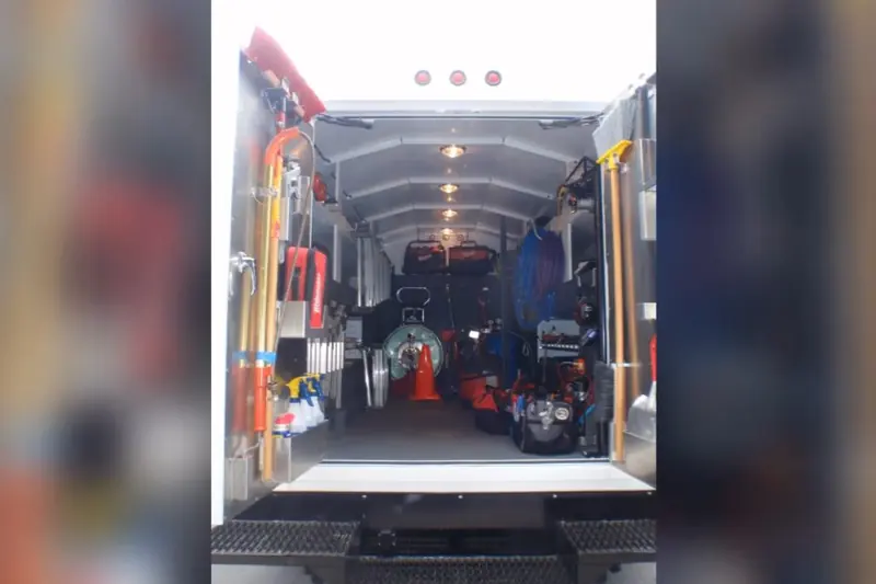 Service truck parked for an emergency plumbing call for About Castle Rock Plumbing Pros