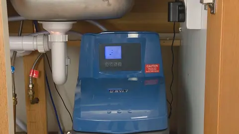 Water softener tank and control valve installation for Castle Rock Water Rates and Hard Water